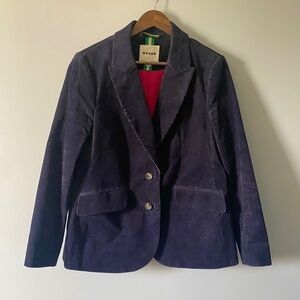 Boden Stamford corduroy Blazer in navy blue size 12